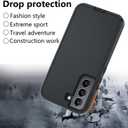 for Galaxy S22 5G case,Samsung S22 Heavy Duty case,[Military Grade Protective ],[Shockproof] [Dropproof] [Dust-Proof], Compatible with Samsung Galaxy S22 5G (Black)