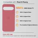 GREEN FUSION Rear Back Glass Cover Replacement Compatible with Pixel 9, with Repair Tools + Instruction, Peony
