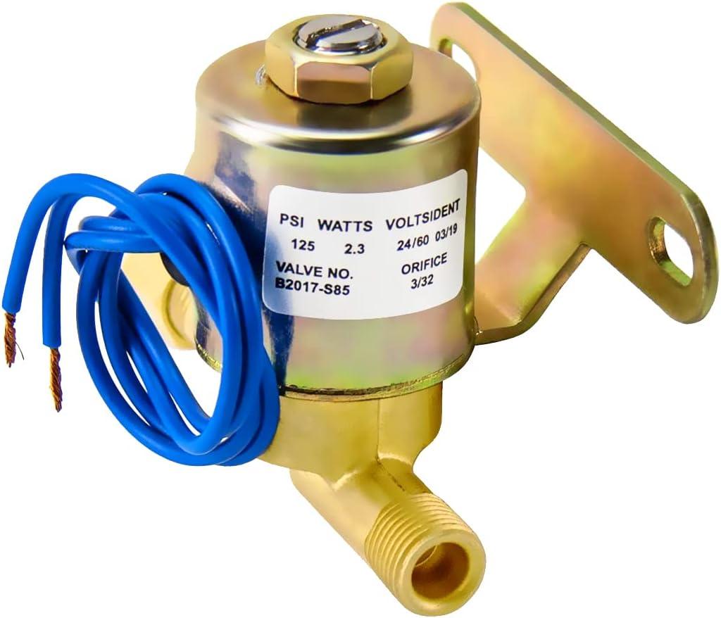 4040 Humidifier Water Solenoid Valve Replacement for Aprilaire 400 500 600 700 220 224 Humidifiers, Replaces B2015-S85 B2017-S85, 24 Volts 2.3 Watts 60 Hz 125 PSI, Blue