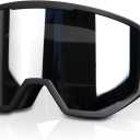 EXP VISION Ski/Snowboard Goggles for Men Women, OTG Snow Goggles Anti Fog UV Protection