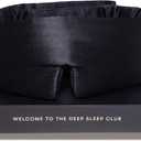 DROWSY Silk Sleep Mask. Face-Hugging, Padded Silk Cocoon for Luxury Sleep in Total Darkness. (Black Jade)