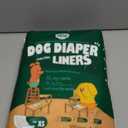 PAWPANG Disposable Dog Diaper Liners Booster Pads for Male & Female Dogs, 100ct, 5 Sizes Options, Doggie Diaper Inserts fit Most Types of Dog Diapers - Pet Belly Bands & Male Wraps (X-Small(100ct))