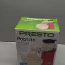 Presto 04863 Poplite Hot Air Popcorn Popper - Built-In Measuring Cup + Melts Butter, Easy to Clean, Built-In Cord Wrap, 18 Cups, Red