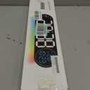 17.2 Inch Large Digital Wall Clock with 9 Color Changing,Green