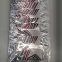 TecUnite 8 Strands Patriotic Star Streamers Banner Garland for 4th of July BBQ, Memorial Day, Veterans Day Party, Independence Day Celebration, Labor Day Holiday Decorations, Red White Blue