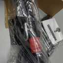 2000lbs Trailer Jack with Dual Wheel, 20-24V Cordless Drill Compatible, 12" Lift, for RV BoatBlack