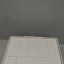 Storage Bins with Lids,4 Tier Stackable Storage Bins with Drawers,4 Pack Collapsible Plastic Storage Boxes with Wheel-1 Lid,23QT Foldable Containers for Closet Living Room Bedroom Office.