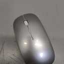 Bluetooth Wireless Mouse for Laptop mac MacBook ipad MacBook air MacBook pro pc Desktop Computer Windows Chromebook Notebook (Silver)