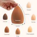 Nipple Covers for Women Triangular Ultra-Thin Sticky Reusable Silicone Adhesive Invisibility Nipple Pasties (S)