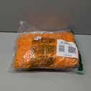 vctops Orange Fall Plush Chenille Bath Rugs Extra Soft and Absorbent Microfiber Shag Rug, Non-Slip Runner Carpet for Tub Bathroom Shower Mat Orange 16" X 24"