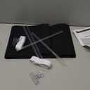 LazBlinds 100% Blackout Roller Shades, No Tools No Drill Cordless Blinds for Windows, Thermal Insulated UV Protection Privacy Window Shades for Bedroom (48''W x 72''H, Black)