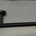 18 Inch Towel Bar for Small Bathroom, Matte Black, Thicken SUS304 Stainless Steel Towel Racks, Wall Mounted