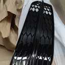 1pc Fog Light Grill for Audi A6 C7 2011-2014 Durable ABS Black Front Left Front Lower Bumper Fog Light Cover Inserts