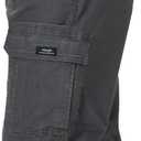 Wrangler Authentics mens Relaxed Fit Stretch Cargo Casual Pants, Anthracite Twill, 38W x 32L US