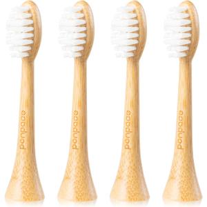 Bamboo Toothbrush Heads Compatible with Philips Sonicare, Extra Soft Castor-Oil Bristles for Sensitive Teeth, Eco-Friendly & Gentle Cleaning
