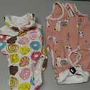 2 PCS Cat Recovery Suit Female Cat Onesie for Cats After Surgery Spay Abdominal Wounds, Kitten Recovery Suit Female Breathable E-Collar Alternative Kitten Onesie Anti Licking Large