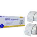 NBLEISHI Non-Woven Dressing Retention Tape,2InchesX11Yards,Gentle Adhesive Bandage, Hypoallergenic and Breathable,Medical Grade Wound Dressing Tape Sensitive Skin for Wound Care（Pack of 2Rolls）