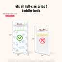Dream On Me Cozy Cloud 2-in-1 Crib Mattress, Dual-Sided for Infants & Toddlers, Waterproof Cover, GREENGUARD Gold Certified, Fits Full Size Crib & Toddler Bed, 52 x 28 x 5