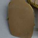 Goderci Kitten Strappy Heels for Women Knotted Square Open Toe Slip On Mule Heels Mid Heeled Sandals 10