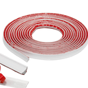 Flexible Trim Caulk Strip Wall Moulding Trim, 1/2 in x10 Ft Peel and Stick Trim for Wall Corner Deco, Ceiling, Backsplash Tile Edge, Countertops, Baseboard, Floor(White)