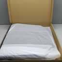 MotorBox Faux Leather Rear Bench Seat Cover  Semi-Universal Fit for Cars, SUVs & Trucks  Napa Style Back Seat Protector with Cushioned Design  Durable, Stylish Interior Upgrade (Black, Beige)