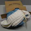 Snuggle Sac Teal Throw Blankets for Couch, Super Soft Warm Blankets Cozy Knit Fuzzy Plush Lightweight Throws for Sofa, Bed, Living Room, Heather Teal, 50x60 inches