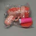 ShinyRelief 4 Pack Wedding Bubble Guns 32 Holes with Light, Bottles Solution, Romantic Bubble Maker for Outdoor Ceremony, Wedding Party Favors, Photo Props, Reception Entertainment (Pink)