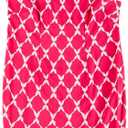 Ronni Nicole Plus Diamond Printed Dress 24W Pink/White