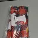 71 x 12 Inches Christmas Lighted Banner for Doorway Porch Yard, MERRY and CHRISTMAS Buffalo Plaid Holiday Theme Decor Outdoor Indoor Front Door Wall Welcome Hanging LED Banner Sign Decorations Party Supplies