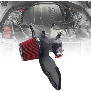 Cold Air Intake Kit Compatible with 2009-2016 BMW F10/F11 N55 535i 3.0T, High Flow Aluminum Pipe