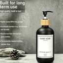 Bamboo Pump soap Dispenser (2 Clear B)