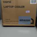 llano Gaming Laptop Cooler, Laptop Cooling Pad Stand with 5.5inch External Cooling Fan, Fast Cooling Computer Laptop 15.6-21in, Adjustable Speed, Touch Control, 3-Port USB A, A Mouse Pad Included