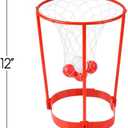 ArtCreativity Head Hoop Basketball Party Game for Kids and Adults - Adjustable Basket Net Headband with 20 Balls - Fun Gift for Birthday, Party Dress Up, Carnival Ball Game for Boys & Girls