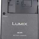 DE-A79 DE-A80 DMW-BLC12 Battery Charger for Panasonic Lumix DC-FZ1000 II, DC-G95, DMC-GX8, DMC-FZ200, DMC-FZ300, DMC-FZ1000, DMC-FZ2500 and DMC-G7 Digital SLR Cameras & 120cm AC Power Cord