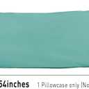 Sunflower Body Pillowcase 100% Cotton Long Pillow Cover/Case Envelope Closure 1 Pack, 2054 inches Lagoon, Soft and Breathable