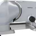 Chef'sChoice 609A Electric Meat Slicer with Stainless Steel Blade Features Slice Thickness Control and Tilted Food Carriage Easy Clean, 7-Inch, Silver