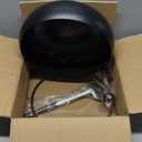 Suntuup Japanese Iron Pan, Uncoated Non-Stick Frying Pan, 11 Inch Stir Fry Pan for Cooker Gas with Glass Lid and Spatula, Durable and Rust-Free