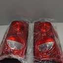Boine Tail Light Compatible With 2007 2008 2009 Dodge Ram 1500 2500 3500 Driver and Passenger Side Red Lens Rear Light Brake Lamps Replaces 55277303AC, 55277302AC