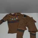 A&J DESIGN Pure Cotton Printed Pjs for 2-14 Years Kids, 2-Piece Long-Sleeved Pajamas Set