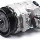 158357 AC Compressor for 328i 2007-2013, 328i xDrive 2009-2013, 325i 2006, 128i 2008-2013, M3 2008-2013, 328xi 2007-2008, 528i 2008-2010, Replace # CO 22019C Air Conditioning Compressor