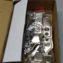 4 Pack Frameless Inset Soft Close Cabinet Hinges Clip on, 3D Adjustable European Cabinet Door Hinge, Self Close Hinge for Kitchen Cabinets, 45~110 Open Angle