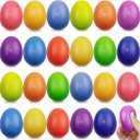 Jofan 24 Pack Easter Eggs Colorful Slow Rising Squishy Toys for Kids Girls Boys Easter Basket Stuffers Gifts Party Favors
