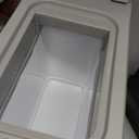 12 Volt Center Console Fridge,Car Refrigerator 16QT(15L) Cooler (-4℉-50℉),Car Refrigerator RV Fridge,Portable Electric Cooler with 12/24V DC&110V AC, For MPV,RV,Van was tested it did power up has some scratches and scuffs