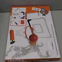 Mini Basketball Hoop Over The Door - Wall Mounted Basketball Hoop Set with Complete Accessories - Basketball Toys Gifts for 6 7 8 9 10 11 12 Year Old Boys