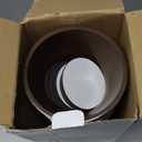 MYMULIKE Bed Risers 6 Inch, 6 Pack Heavy Duty Bed Furniture Risers, Lift Up to 2200lbs Round Couch Risers for Sofas, Couches, TV Stands and Chairs (Brown)