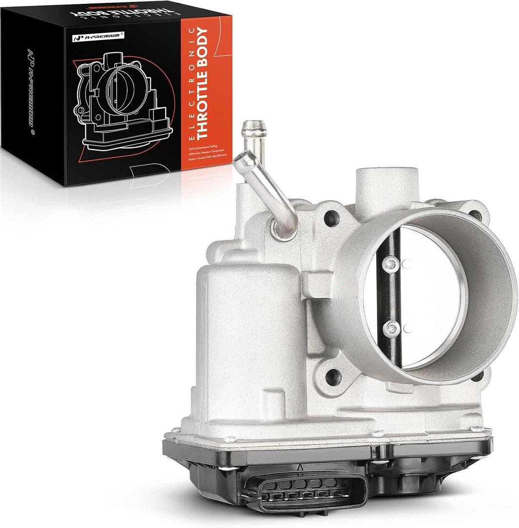 A-Premium Electronic Throttle Body Compatible with Toyota Corolla 2005-2009, Matrix 2005-2008, Pontiac Vibe 2005-2008, L4 1.8L 1794cc, Replace# 22030-0D031, 22030-22041, TB1070