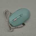 seenda Wired Mouse - USB Computer Mice Wired with RGB Backlit Optical LED Mouse with Attached USB Cord for Laptops Notebooks Chromebook - Mint Green