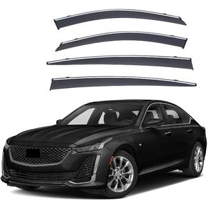 Window Visors Rain Guards for Cadillac CT5 MK1 2019+ Accessories,Side Window Wind Deflectors for Cadillac CT5 MK1 2019 2023 2024 2025, 4 PCS