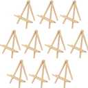 Tosnail 10 Pack 12" Art Easel Stand Tabletop Wooden Display Stand Photo Holder Display Stand for Artist, Students, Adults, Kids Painting