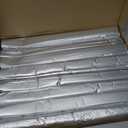 8 Pack Pipe Insulation Foam Tube, 3/4'' Self Adhesive Pre Slit Foam Pipe Covers Polyethylene with Aluminum Foil for Spigot, Winter Outside Pipes, Sprinkler, Water Heater Pipes Freeze Protection